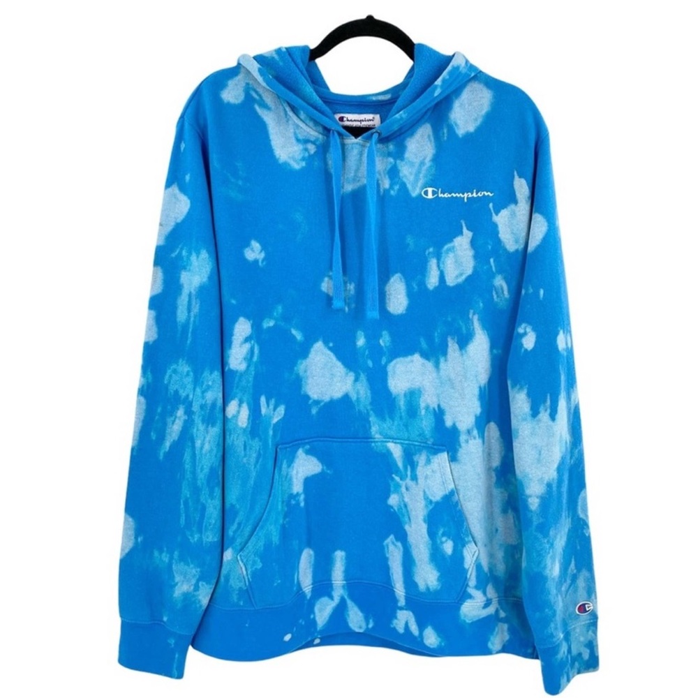 Champion Sky Blue Tie-Dye Sweatshirt